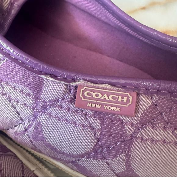 Coach Women’s Signature Logo Iris Color Low Top Sneakers Size 9 - Picture 9 of 9